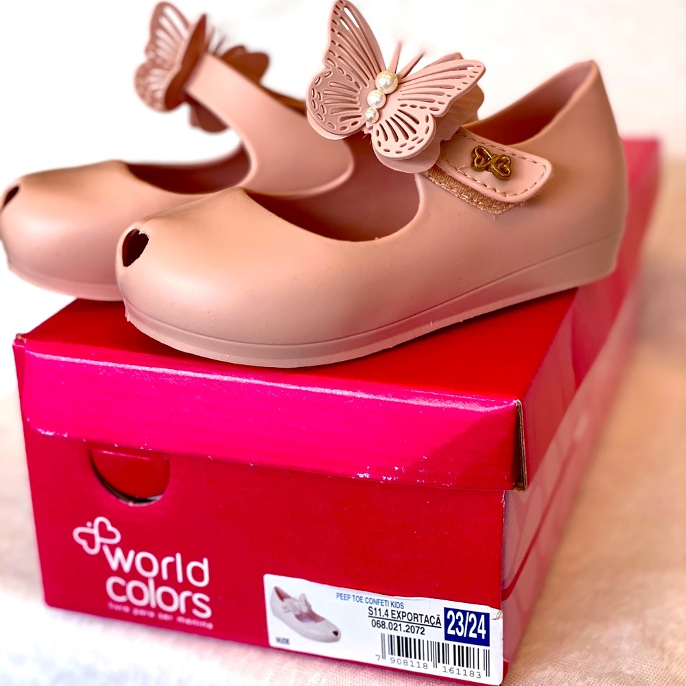 World Colors Peep Toe